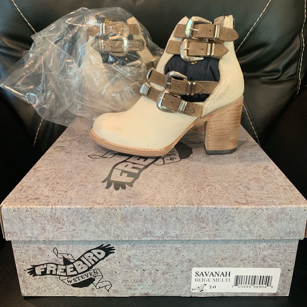 Freebird by Steven Savanah boot/bootie. NEVER WORN